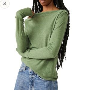 NWT Free People We the Free Kimmi Long Sleeve Top, Small